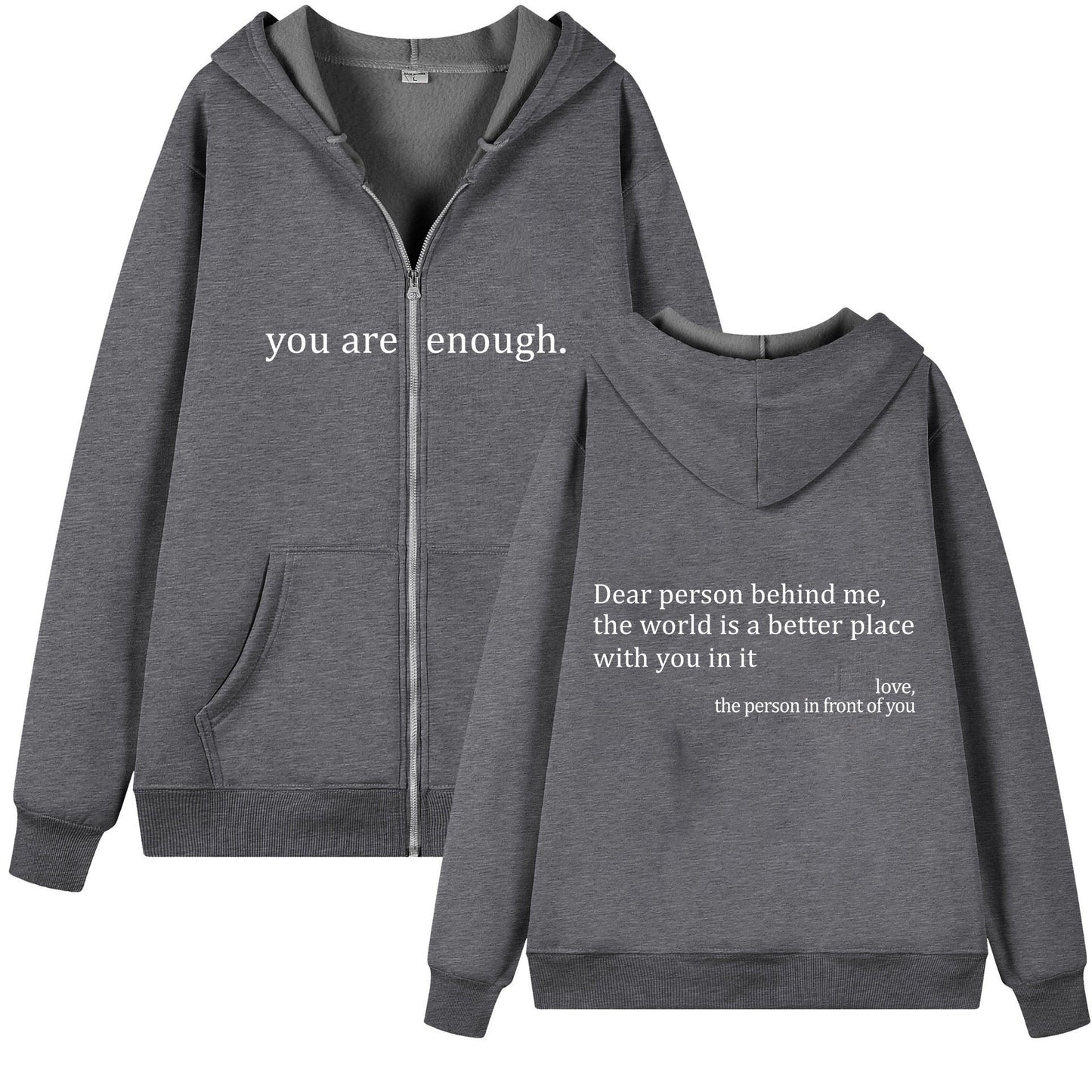 Emotional Zipper Hoodie